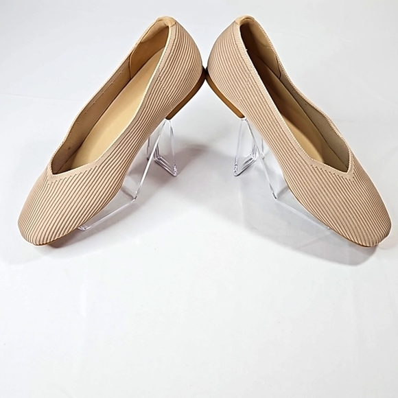 Arromic Tan Square Toe Flats Size 10 - Picture 4 of 8